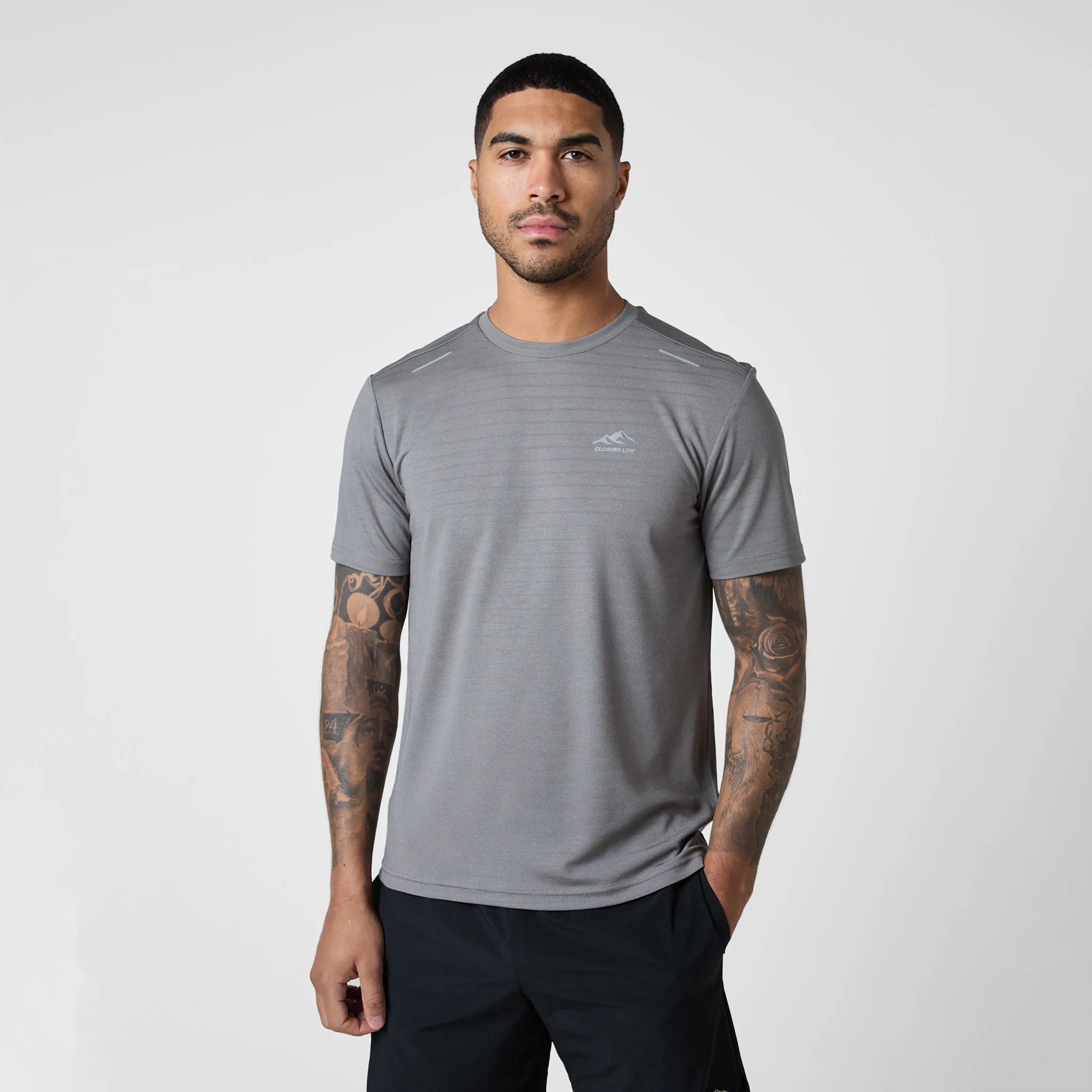 2-Pack Training T-Shirts | Black/Grey
