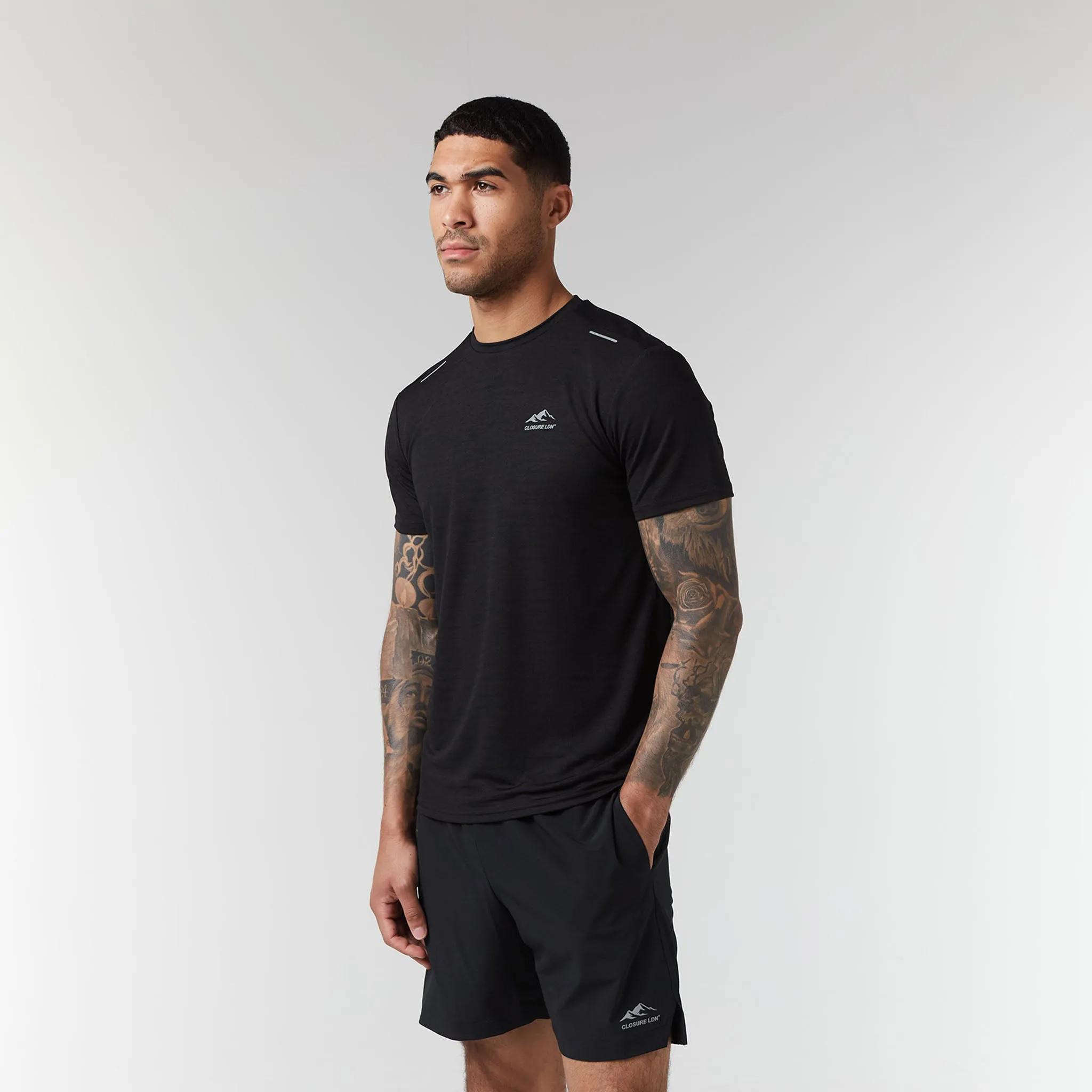 2-Pack Training T-Shirts | Black/Grey