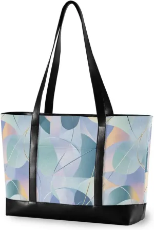 Abstract Line Stain Modern Decor trendy tote bags for women laptop with zipper structured tote for teacher with diaper bolsos secret para mujeres