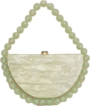 Acrylic Clutch Purses for Women Cute Bead Evening Handbag Chic Trendy Evening Clutch Bag for Party Prom Wedding 2025