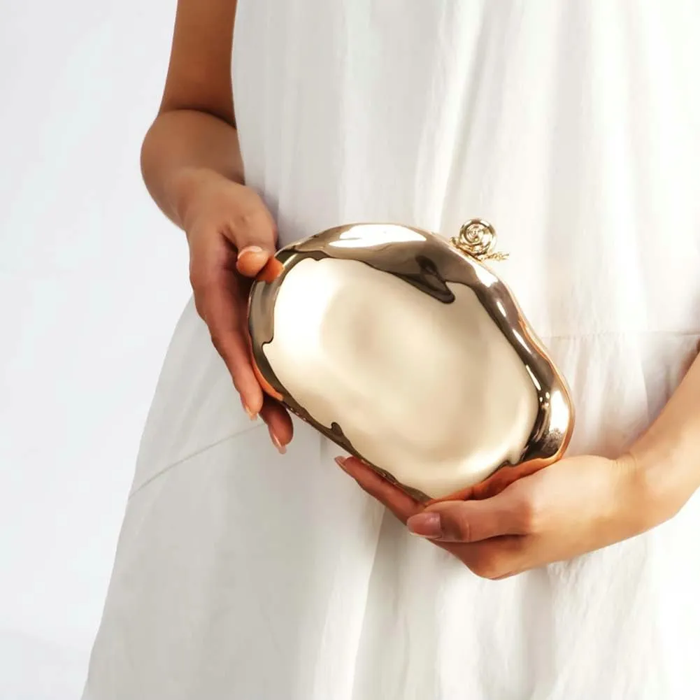 Acrylic Clutch Purses for Women Cute Chic Evening Handbag Trendy Evening Clutch Crossbody Bag for Prom Wedding Party