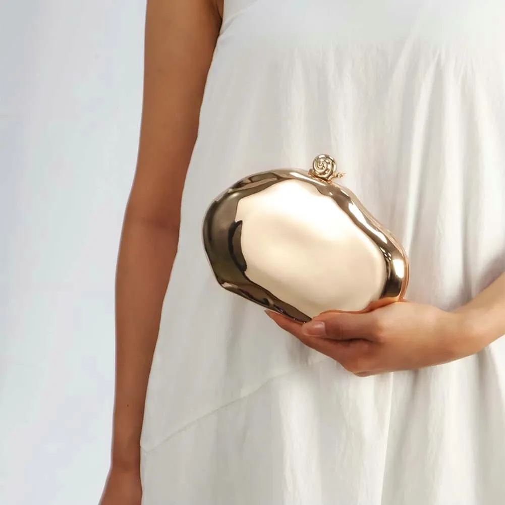 Acrylic Clutch Purses for Women Cute Chic Evening Handbag Trendy Evening Clutch Crossbody Bag for Prom Wedding Party
