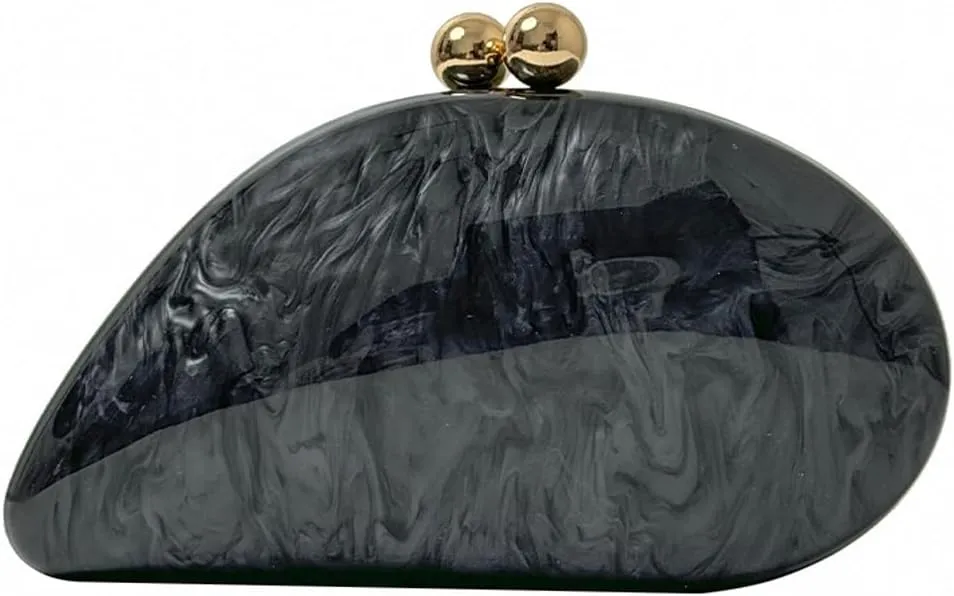 Acrylic Evening Clutch Purses Women Shell-shaped Evening Handbag Chic Evening Clutch Bag with Chain for Prom Wedding 2025