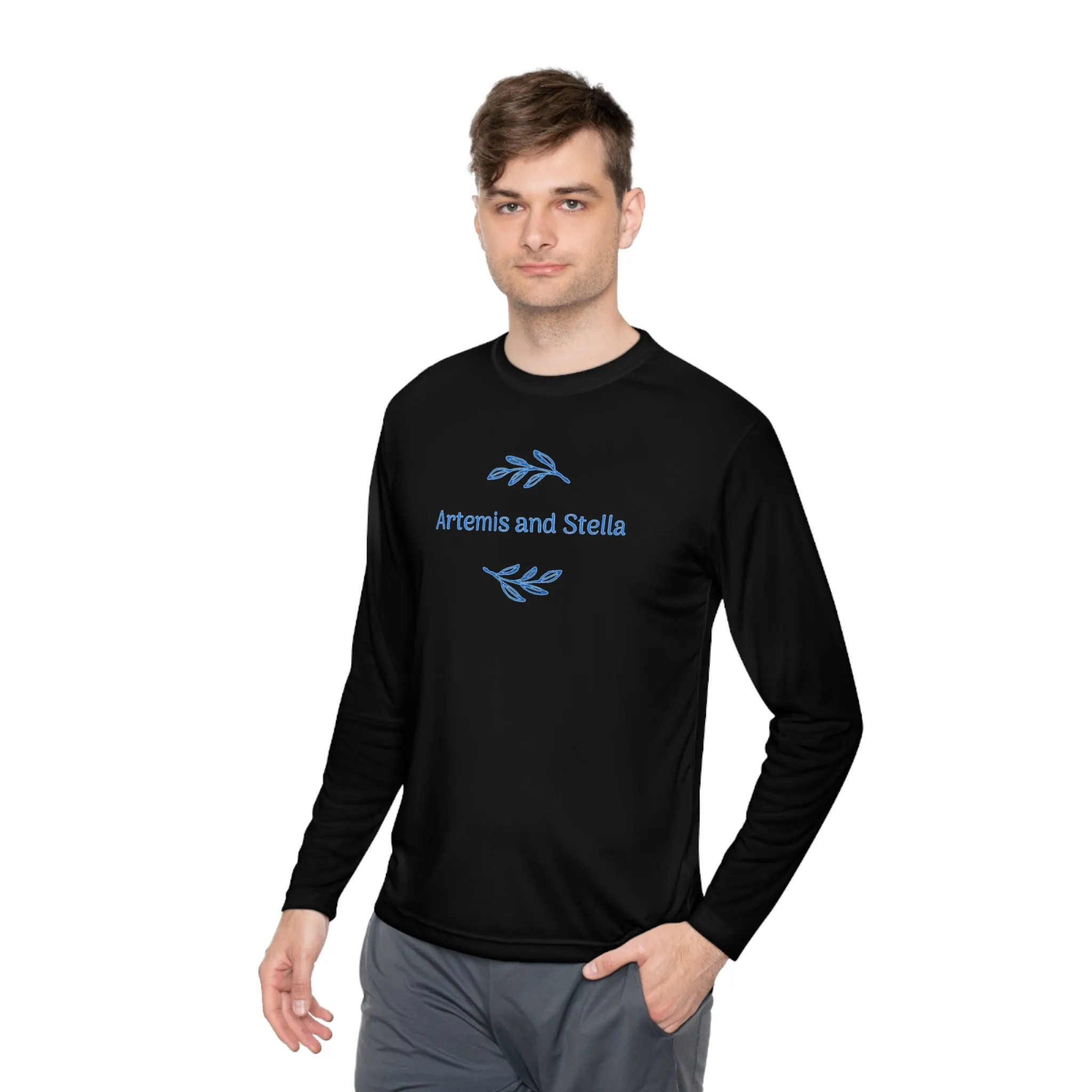 Artemis and Stella Logo - Unisex Lightweight Long Sleeve Tee