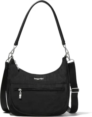 Baggallini Modern Pocket Half Moon 11"x10.5" Shoulder Women W/Replaceable Straps Converts to Crossbody Bag