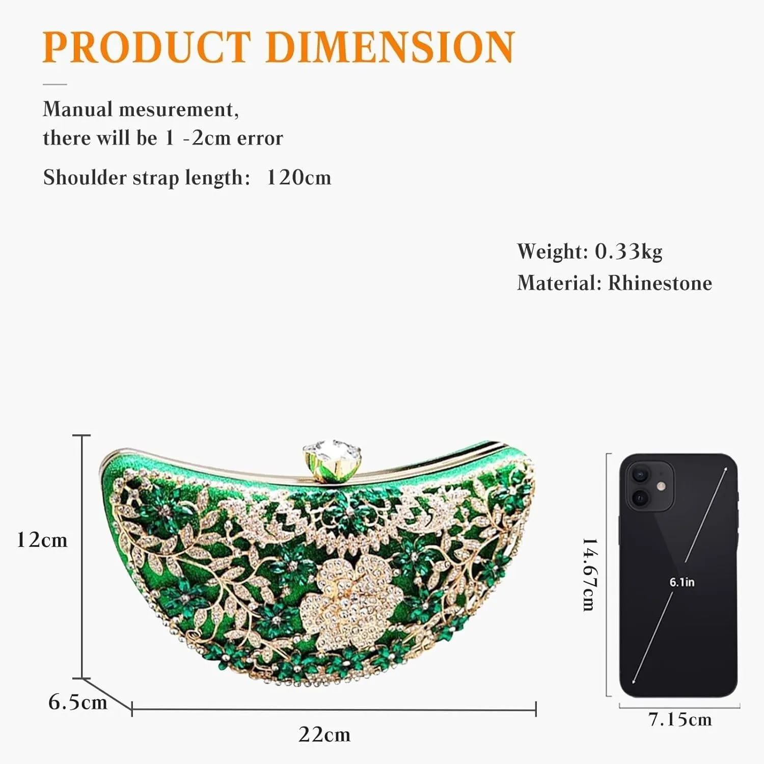 Bridal Wedding Purse Glitter Crystal Handbag Elegant Shoulder Women Rhinestone Clutch Sparkly Sequin Evening