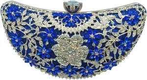 Bridal Wedding Purse Glitter Crystal Handbag Elegant Shoulder Women Rhinestone Clutch Sparkly Sequin Evening
