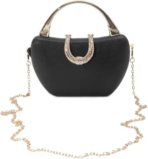 Bridal Wedding Purse Glitter Shoulder Elegant Crossbody Sequin Clutch for Women Rhinestone Crystal Handbag