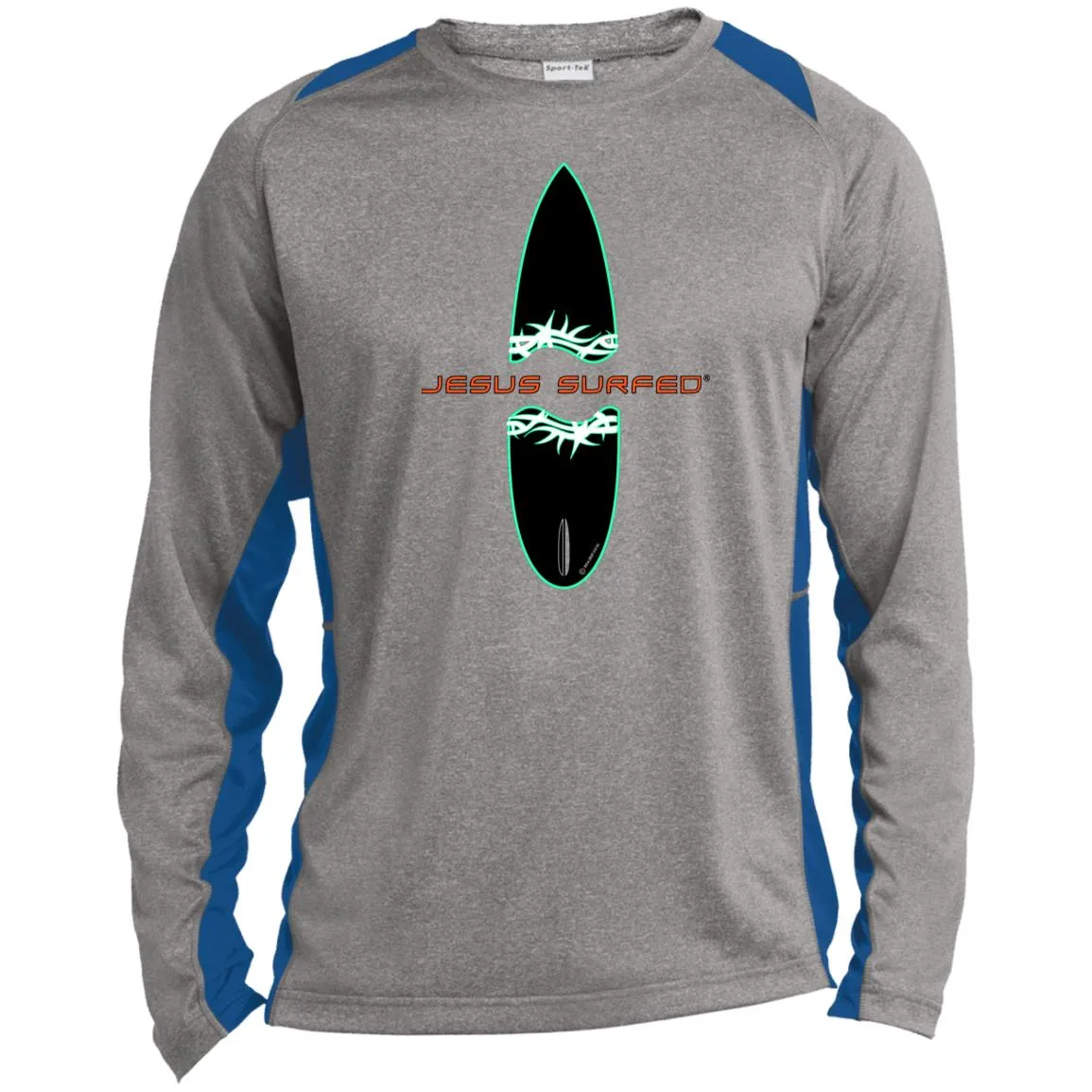 Broken Board - Men's Long Sleeve Colorblock Tee