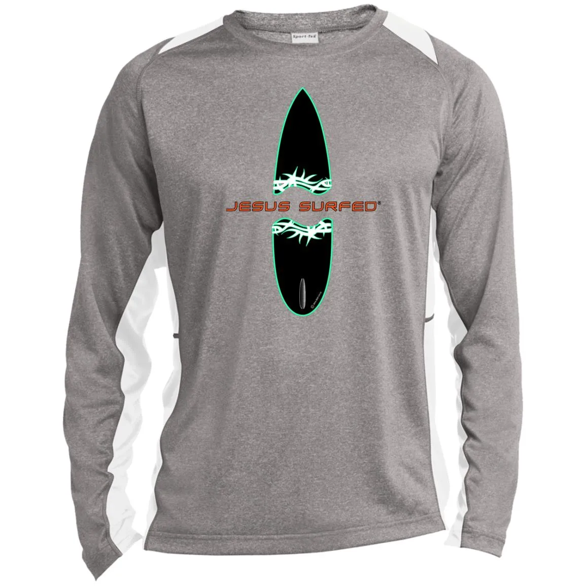 Broken Board - Men's Long Sleeve Colorblock Tee