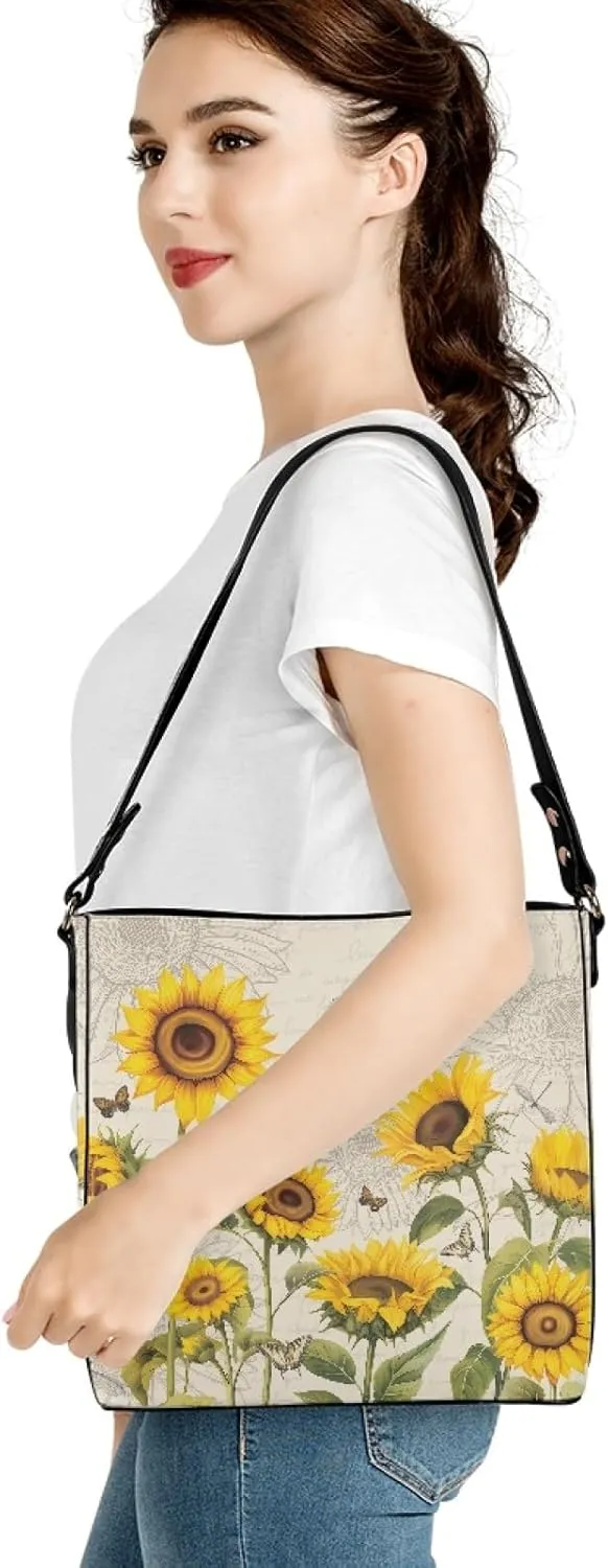 Bucket Bag for Women, PU Casual Handbag Crossbody Tote Bag, Bucket Bag Trendy Fashion Ladies Tote Handbags