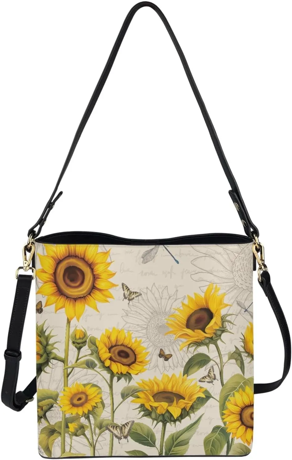 Bucket Bag for Women, PU Casual Handbag Crossbody Tote Bag, Bucket Bag Trendy Fashion Ladies Tote Handbags