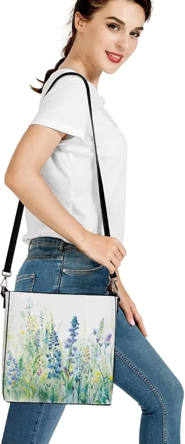 Bucket Bag for Women, PU Casual Handbag Crossbody Tote Bag, Bucket Bag Trendy Fashion Ladies Tote Handbags
