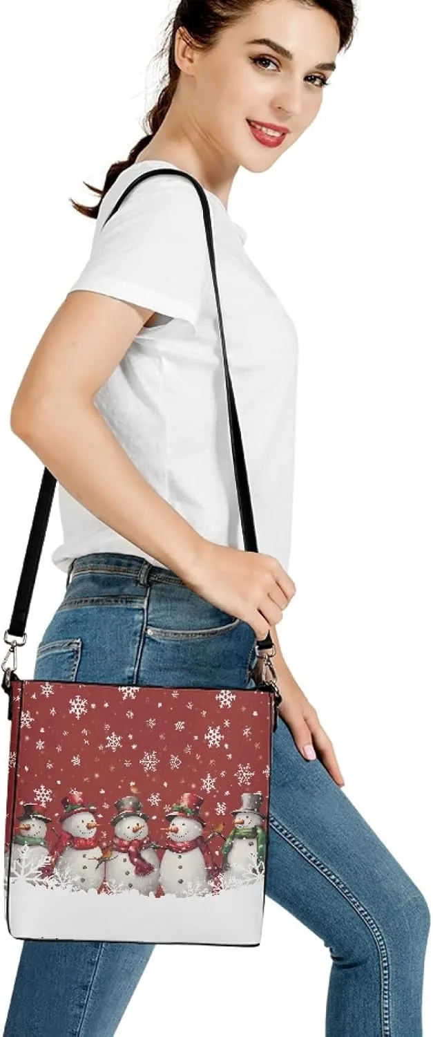 Bucket Bag for Women, PU Casual Handbag Crossbody Tote Bag, Bucket Bag Trendy Fashion Ladies Tote Handbags