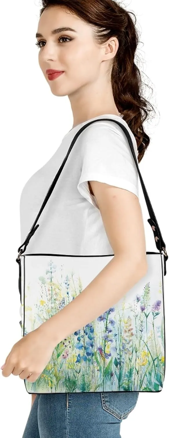 Bucket Bag for Women, PU Casual Handbag Crossbody Tote Bag, Bucket Bag Trendy Fashion Ladies Tote Handbags