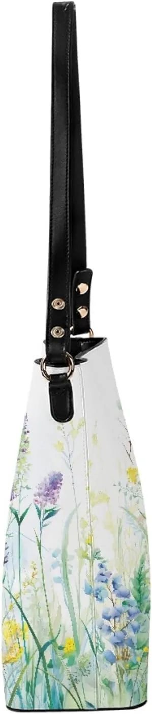 Bucket Bag for Women, PU Casual Handbag Crossbody Tote Bag, Bucket Bag Trendy Fashion Ladies Tote Handbags
