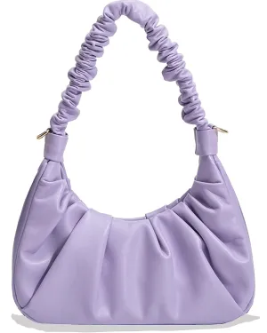 Button-Closure Shoulder Bag - Women's Small Trendy Tote with Crossbody & Clutch Function