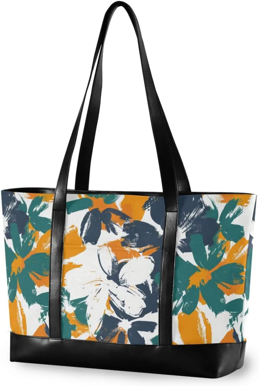 Camouflage Large Flowers modern bag for laptop with zipper large tote bag for university with diaper bolsos para mujeres