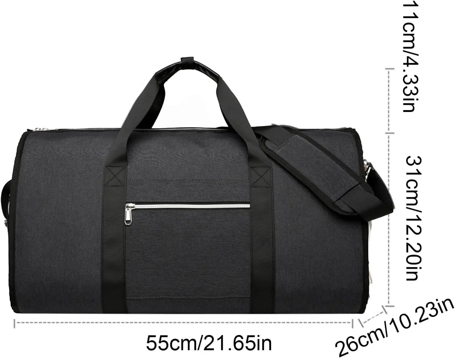 Convertible Travel Garment Bag, Multi-functional Luggage Bag for Men and Women, Fashionable Travel Clothing Bag, Foldable Clothing Duffel Bag, Clothing Luggage Bag for Outdoor and Travel Use