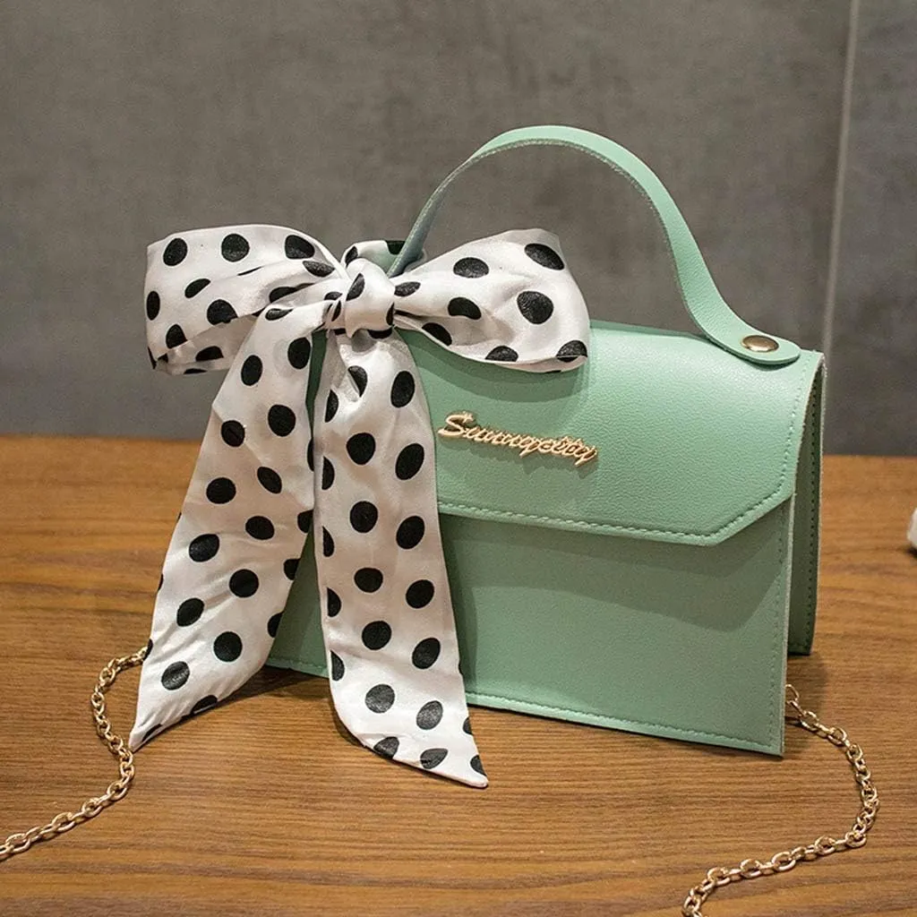 Cover Shoulders Bag Small Lady Purse Mobile Letter Fashion Bag Messenger Bags Extra Large Shoulder (Green, One Size)