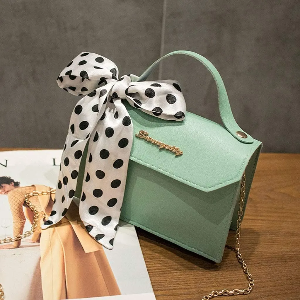 Cover Shoulders Bag Small Lady Purse Mobile Letter Fashion Bag Messenger Bags Extra Large Shoulder (Green, One Size)