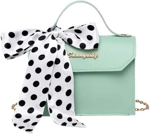 Cover Shoulders Bag Small Lady Purse Mobile Letter Fashion Bag Messenger Bags Extra Large Shoulder (Green, One Size)