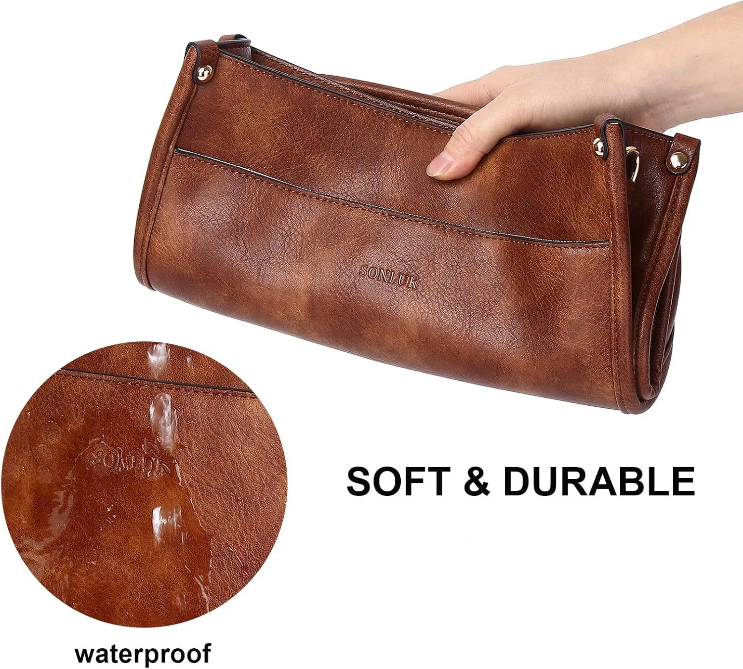 Crossbody Bag for Women Trendy Vegan Leather Hobo Handbags With 2PCS Adjustable Guitar Strap Shoulder Purse For Women