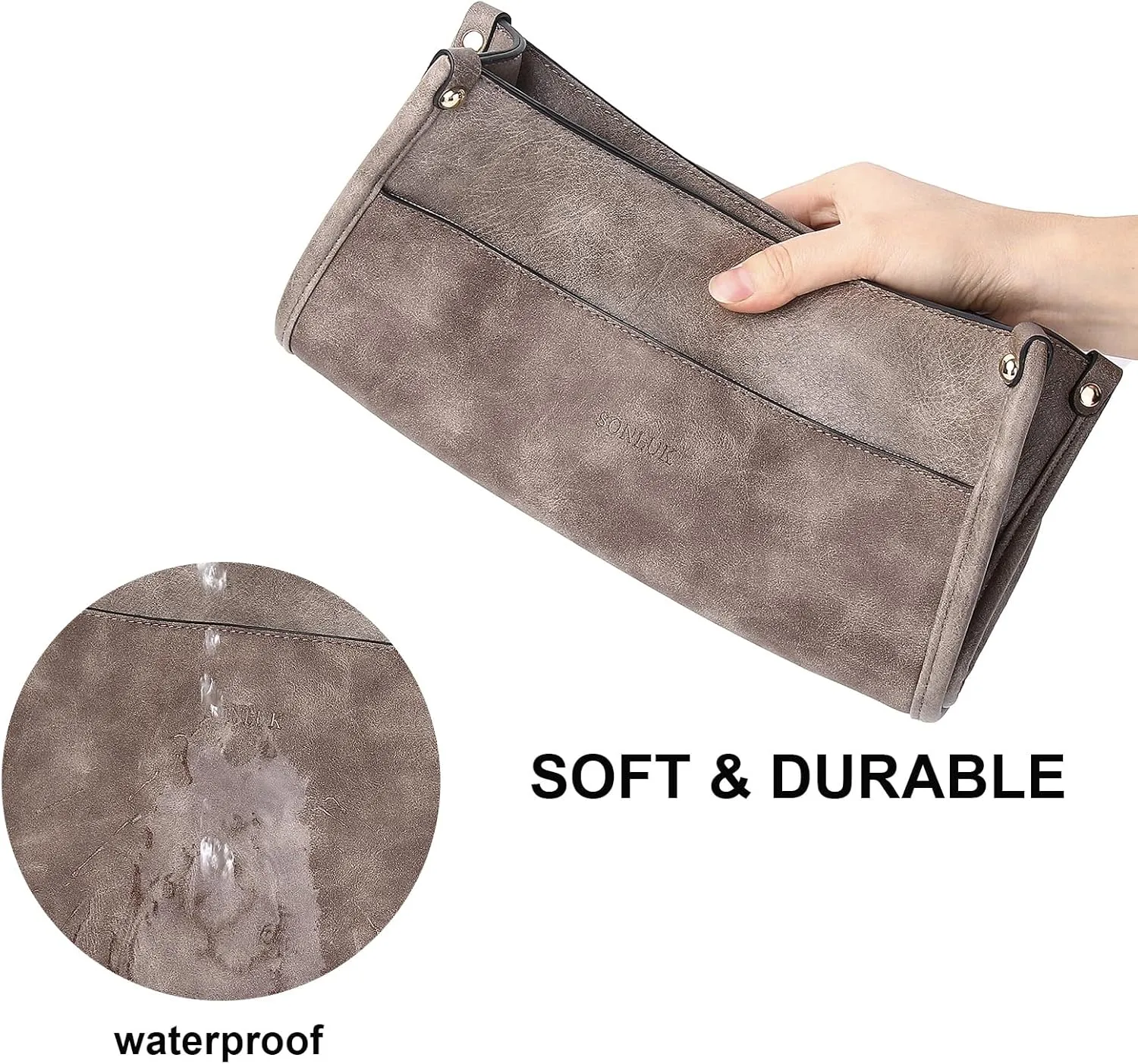 Crossbody Bag for Women Trendy Vegan Leather Hobo Handbags With 2PCS Adjustable Guitar Strap Shoulder Purse For Women