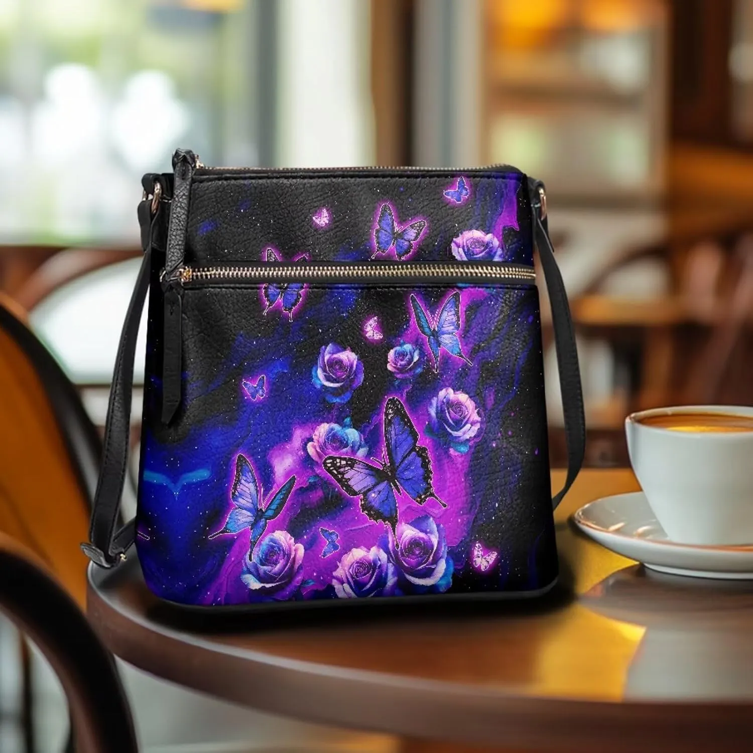 Crossbody Bags for Women Trendy Travel Stylish Handbag Tote with Strap Leather Shoulder Purse