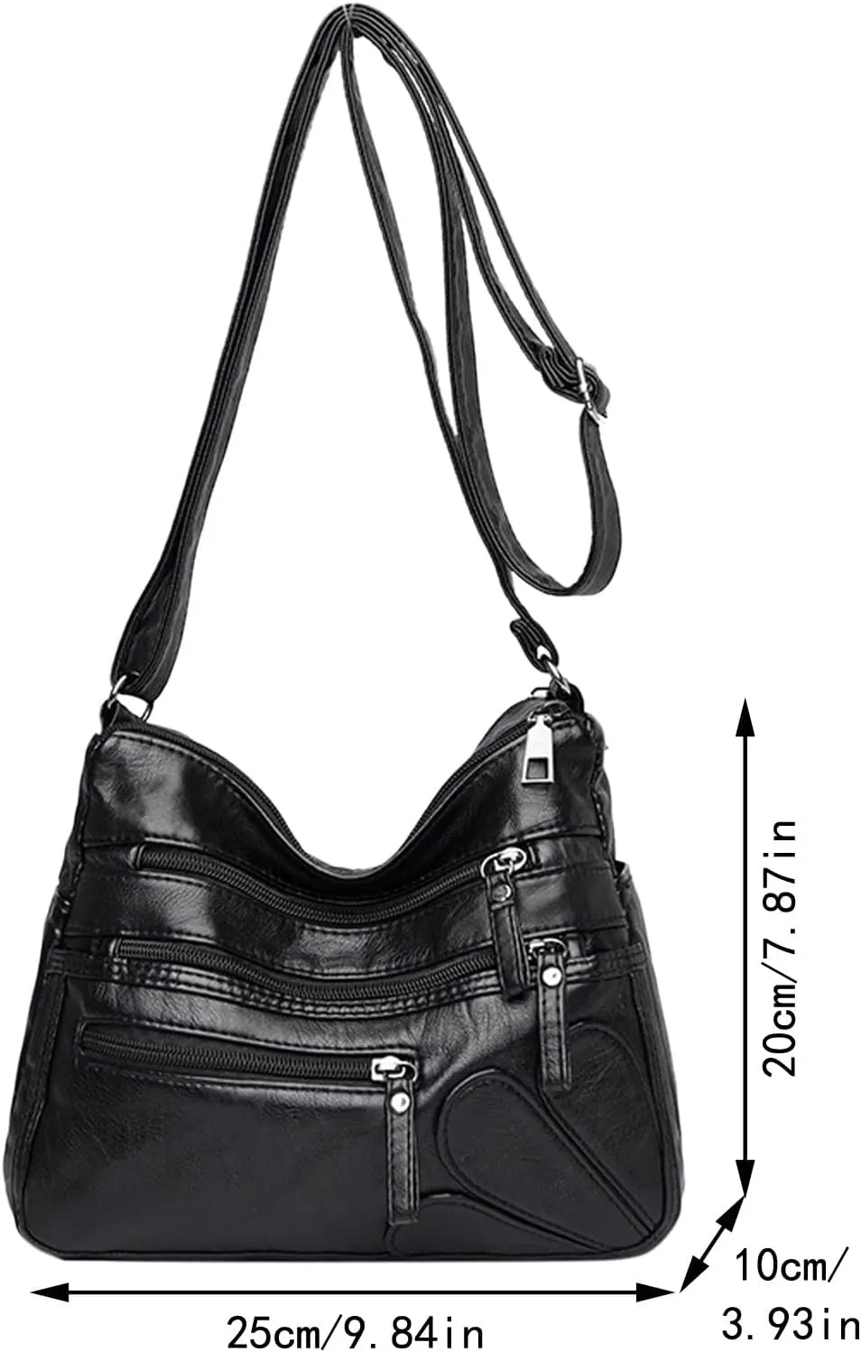 Crossbody Purses For Women Casual Adjustable Strap Shoulder Bag over The Shoulder Bags for Men (Red, One Size)