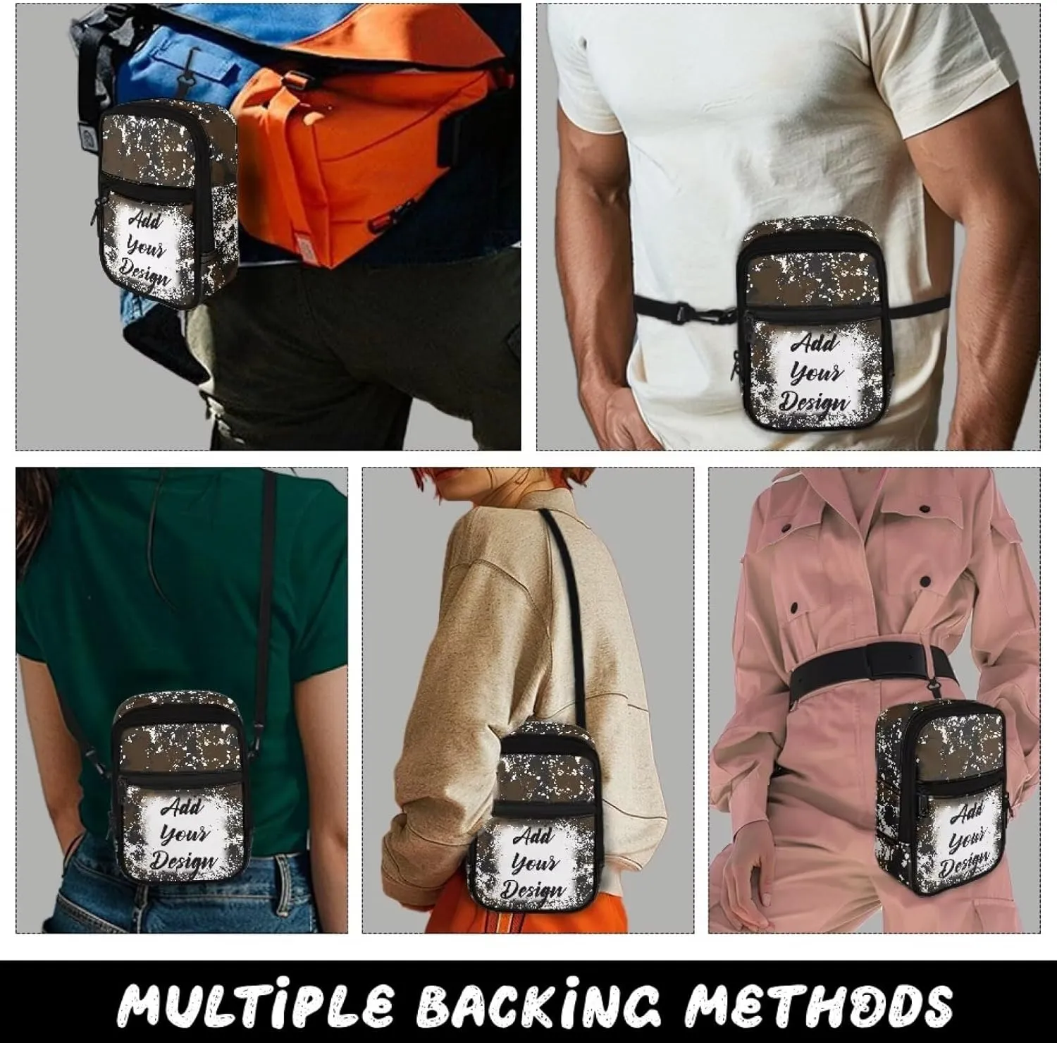 Crossbody Sling Bags Multiple Ways to Carry Crossbody Bags Trendy with Extended Strap
