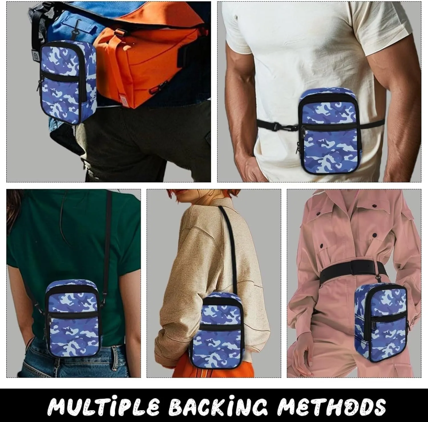 Crossbody Sling Bags Multiple Ways to Carry Crossbody Bags Trendy with Extended Strap