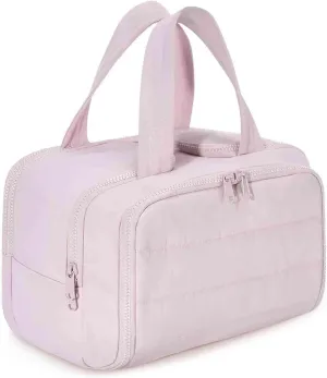 Cureaway Travel Cosmetic Bag, 4-In-1 Puffy Multi-Functional Toiletry Bag, Waterproof Travel Organizer Bags, With Compartments And Handles, Dry-And-Wet Separation, Lightweight And Waterproof (pink)