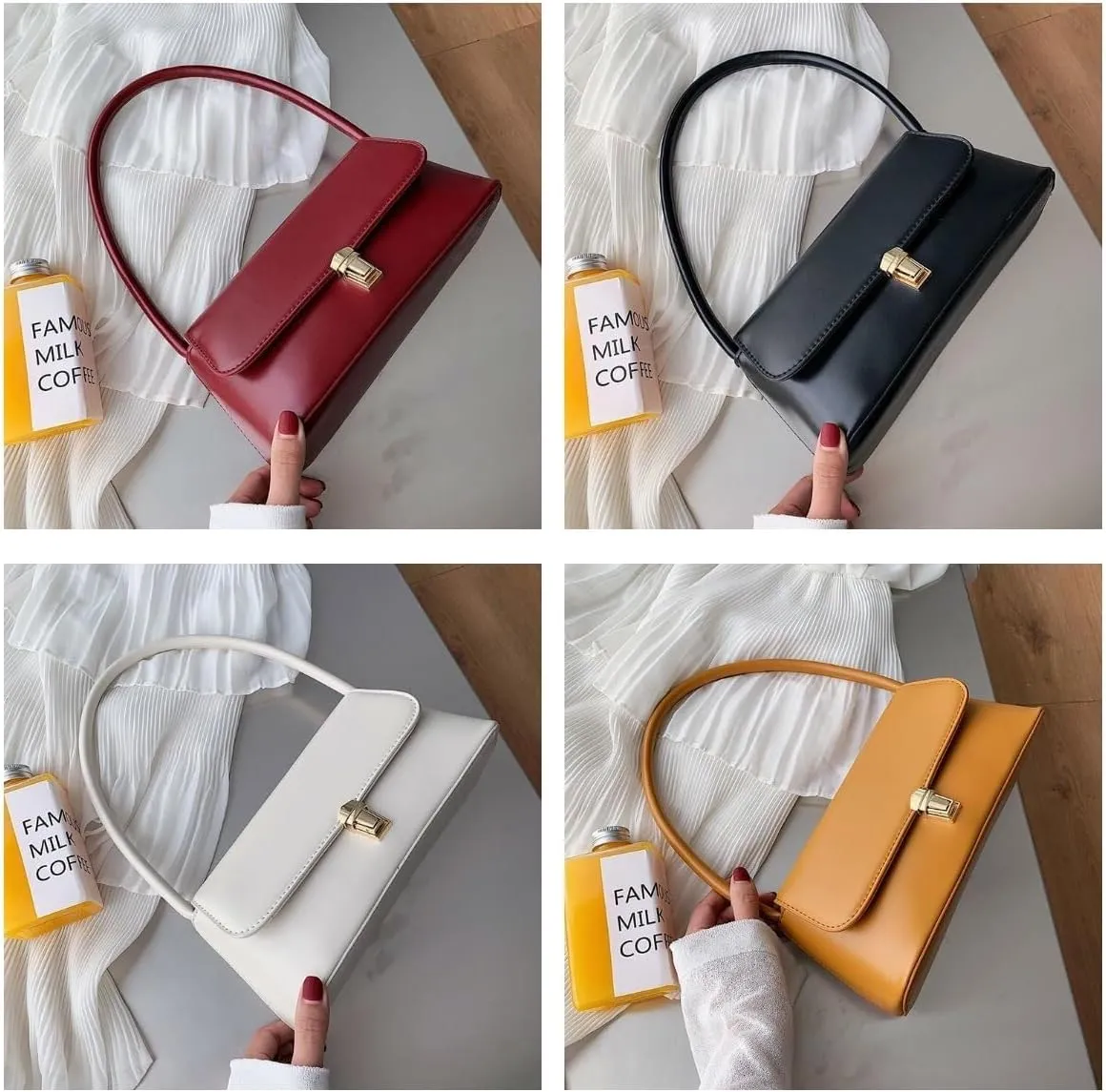 Cute Shoulder Bag Trendy Purses for Women Hobo Crossbody Bags Satchels Top-Handle Bags Totes
