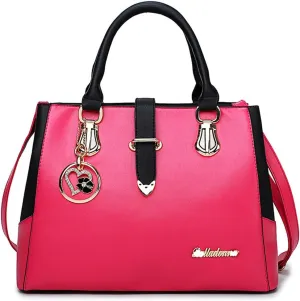 Dayfine Top Handle Handbags for Women PU Leather Satchel Handbag Tote Purse Shoulder Bags Crossbody Bag Briefcase Modern Lady