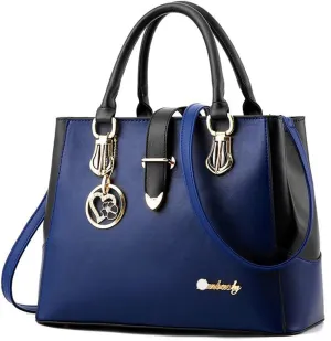 Dayfine Top Handle Handbags for Women PU Leather Satchel Handbag Tote Purse Shoulder Bags Crossbody Bag Briefcase Modern Lady