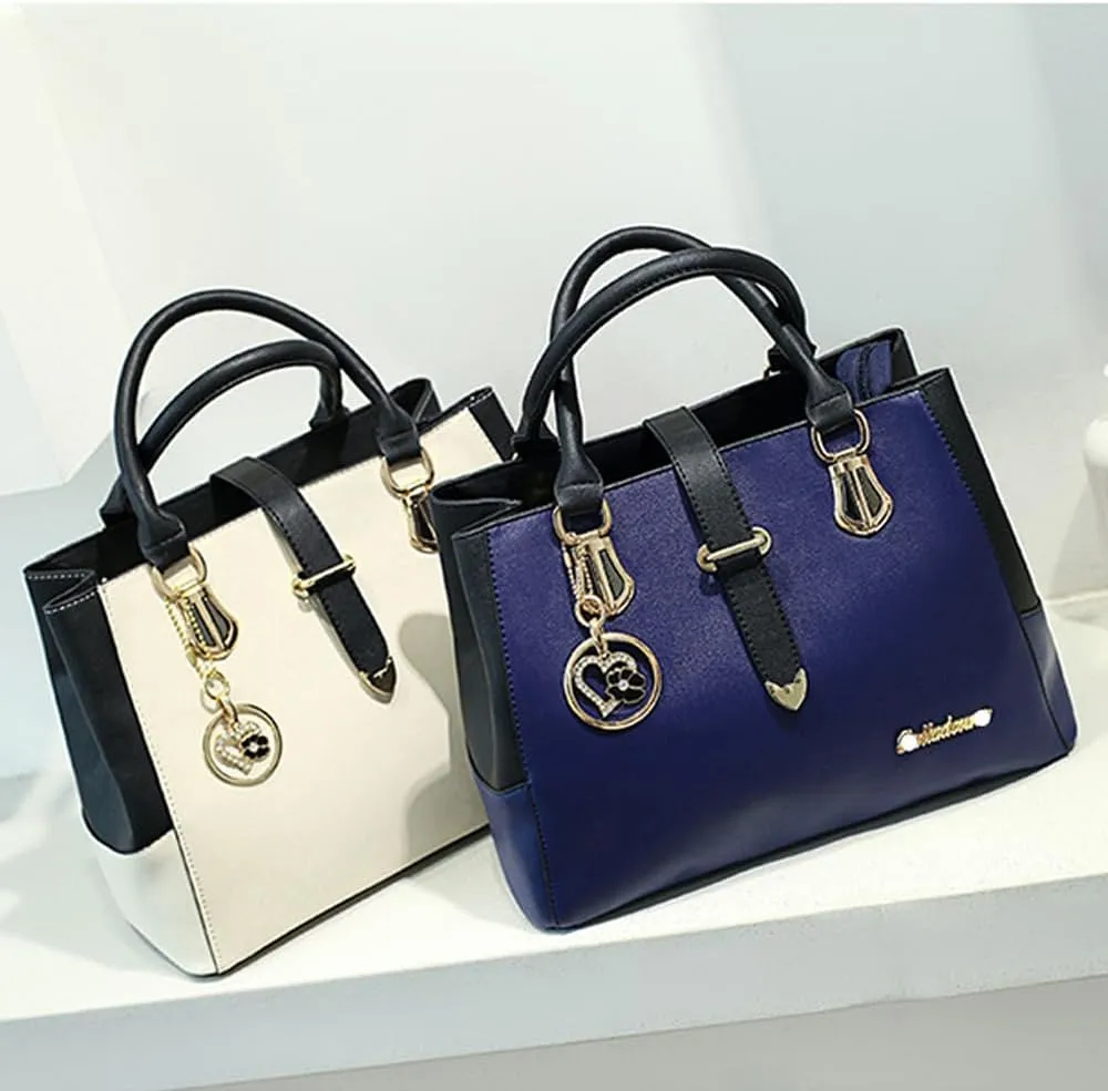 Dayfine Top Handle Handbags for Women PU Leather Satchel Handbag Tote Purse Shoulder Bags Crossbody Bag Briefcase Modern Lady