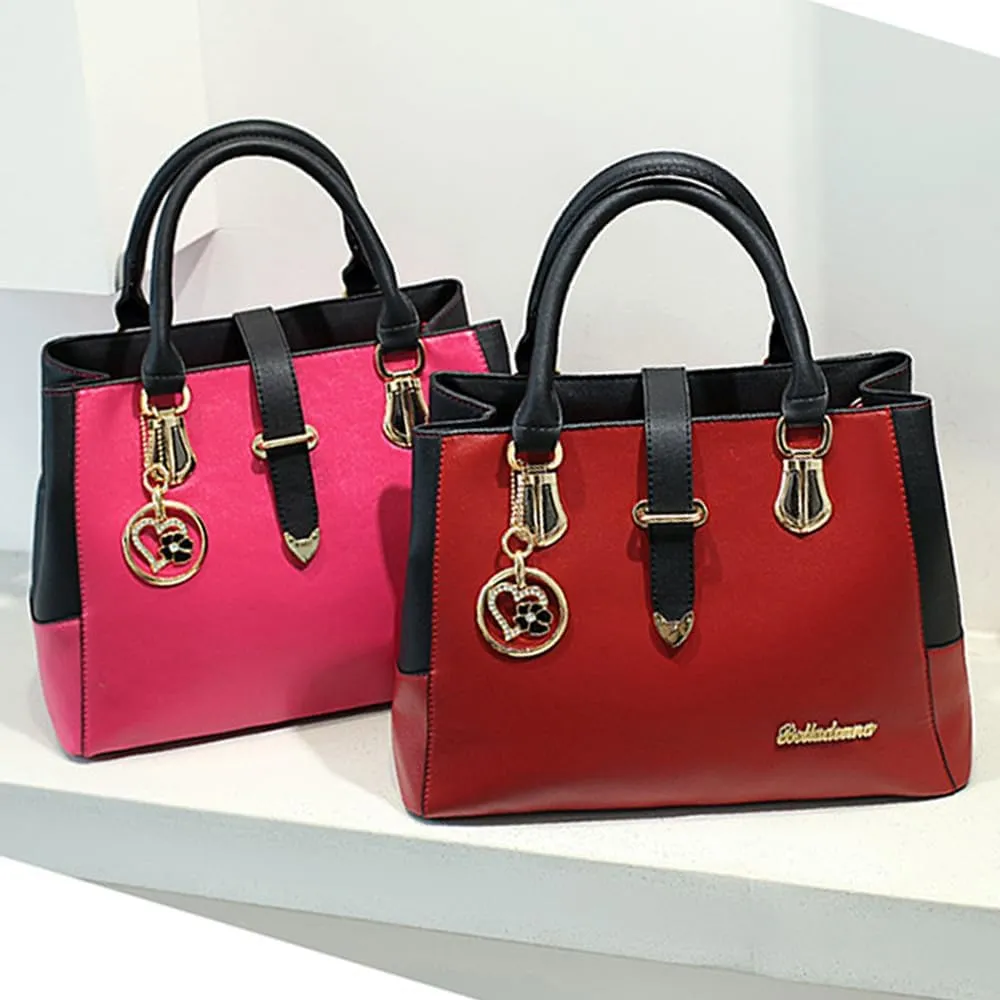 Dayfine Top Handle Handbags for Women PU Leather Satchel Handbag Tote Purse Shoulder Bags Crossbody Bag Briefcase Modern Lady