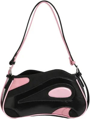 Designer Y2k Bag for Women Trendy Soft PU Underarm Hobo Shoulder Bag Stylish Portable Purse Handbag