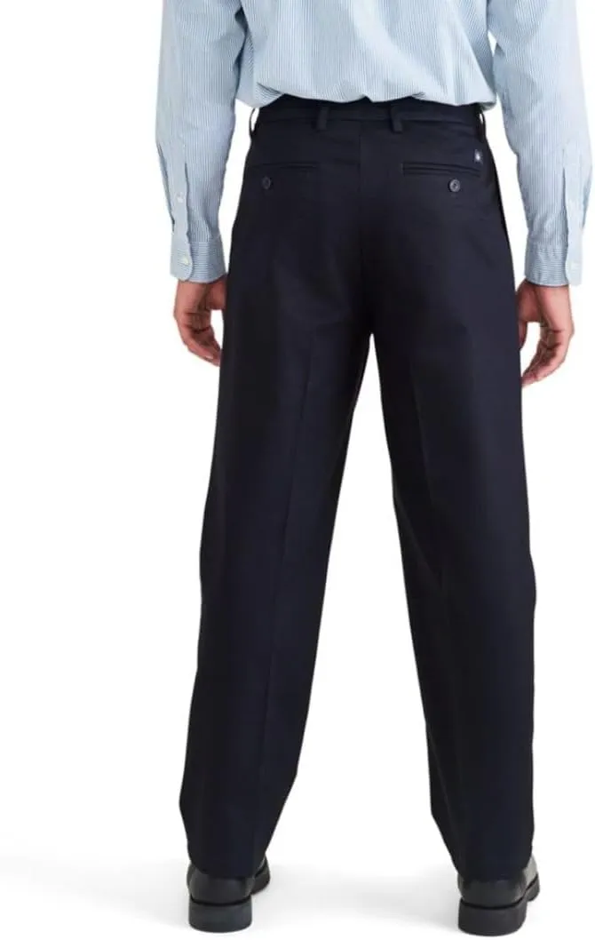 DOCKERS Mens Relaxed Fit Signature Iron Free Khaki with Stain Defender Pants-Pleated