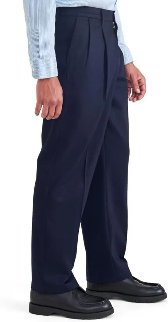 DOCKERS Mens Relaxed Fit Signature Iron Free Khaki with Stain Defender Pants-Pleated