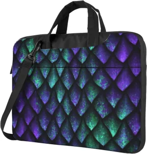 Dragon Scales Modern 13-15.6 Inch Laptop Bag For Man And Women, Computer Messenger Bag, Trendy Shoulder Strap Design