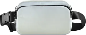 Elegant Blue Light Yellow Gradient Fanny Packs for Women Waterproof Hip Pouch Belt Bag Pattern Travel Waist Pack for Men