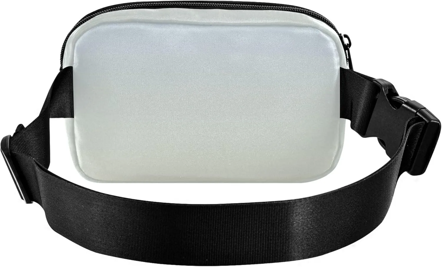 Elegant Blue Light Yellow Gradient Fanny Packs for Women Waterproof Hip Pouch Belt Bag Pattern Travel Waist Pack for Men