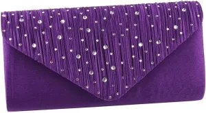 Elegant Shoulder Glitter Crossbody Evening for Women Rhinestone Clutch Envelope Handbag Bridal Wedding Purse
