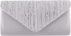 Elegant Shoulder Glitter Crossbody Evening for Women Rhinestone Clutch Envelope Handbag Bridal Wedding Purse