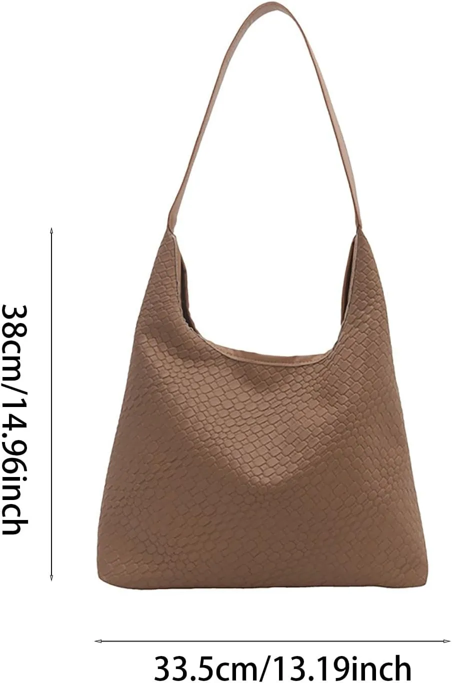 Essential Hobo Crossbody Crescent Crossbody Bag for Women Nylon Shoulder Hobo Purse with Adjustable Strap