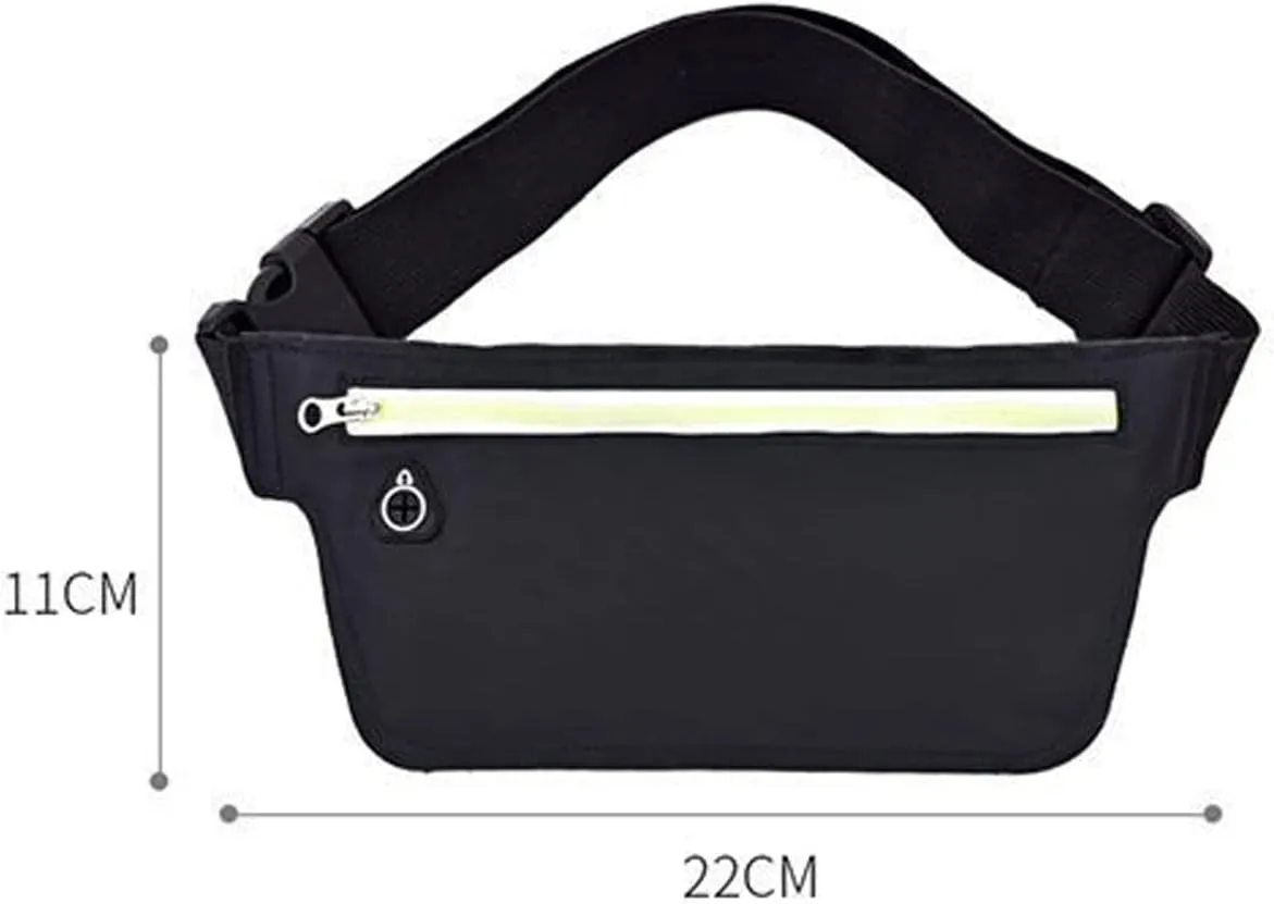 Fanny Pack Men Oxford Sports Small Fanny Pack Night Reflective Light Belt Bags Female Banana Bum Bag Women Running Mini Waist Bags (6)