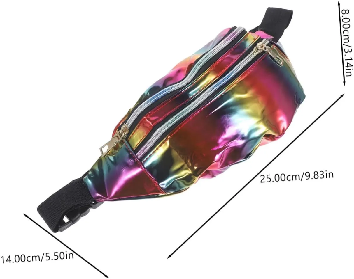 Fashion Fanny Pack Women Stylish Waist Pack Bag Zipper Crossbody Pouch for Travel Outdoor Sports Belt Bag
