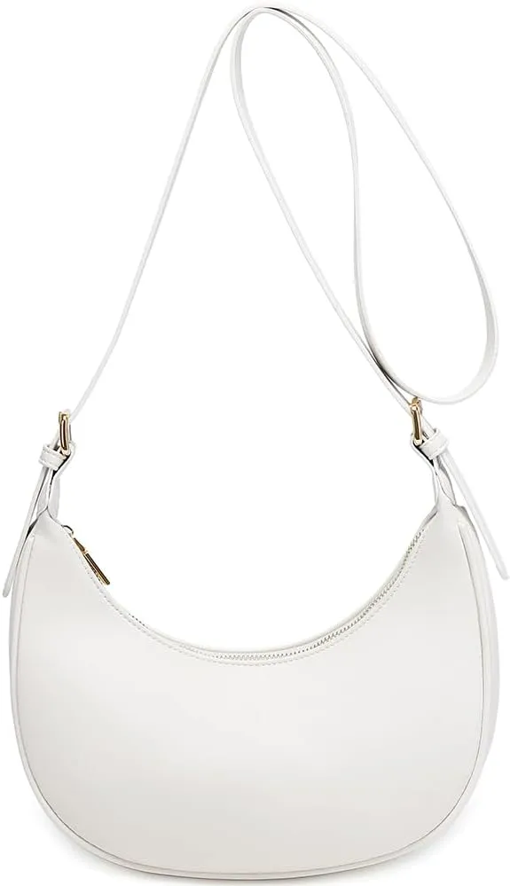 Fashion Small Crescent Underarm Shoulder Bag for Women Trendy Purse Hobo Handbags Clutch Crossbody Bag
